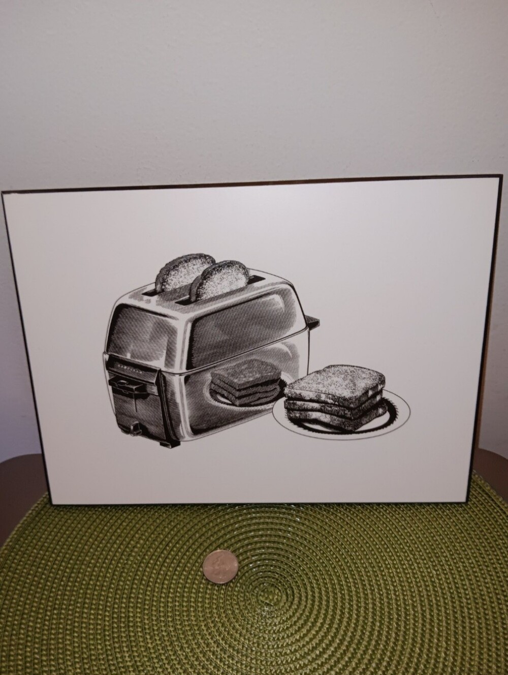 Illustrated Art of Mid-Century Kitchen Toaster - Picture 1 of 2